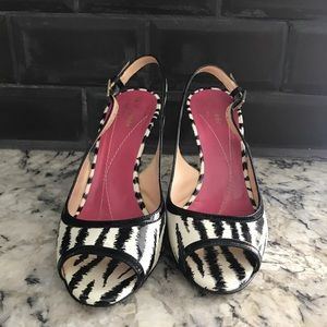 Kate Spade open toe heel